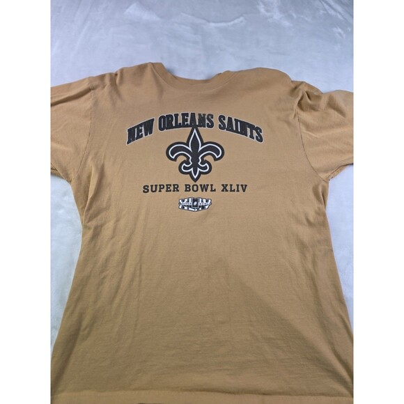 Reebok New Orleans Saints Super Bowl XLIV Men's Medium Shirt - Picture 2 of 5